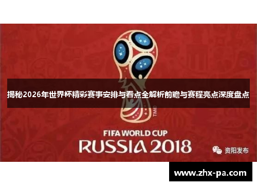 揭秘2026年世界杯精彩赛事安排与看点全解析前瞻与赛程亮点深度盘点